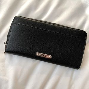 Rebecca Minkoff Like New Black Zip Wallet with Broken Zipper Clasp
